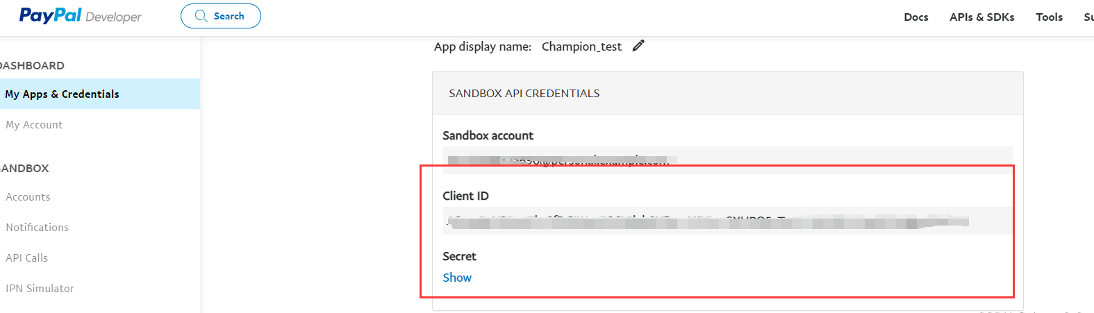 c# .net PayPal支付配置验证