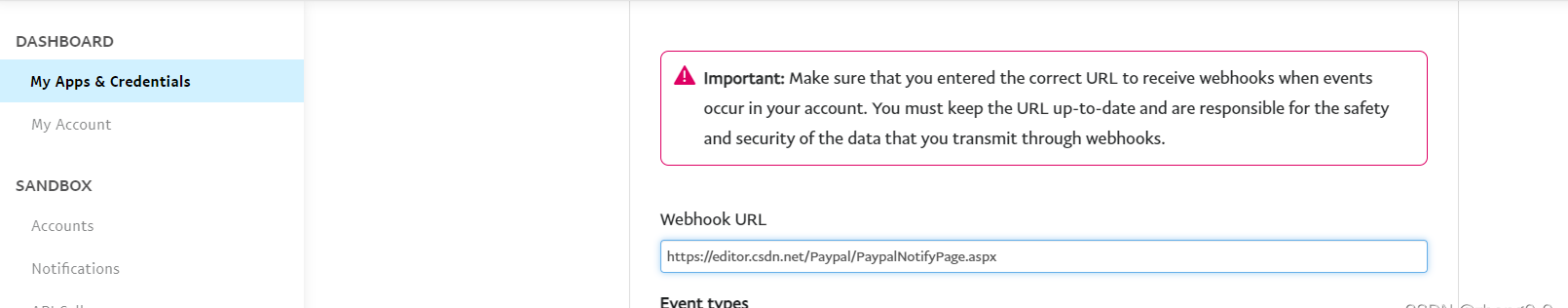c# .net PayPal支付配置验证